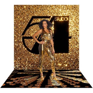 Studio 54 Backdrop, Birthday Fabric Photo Background