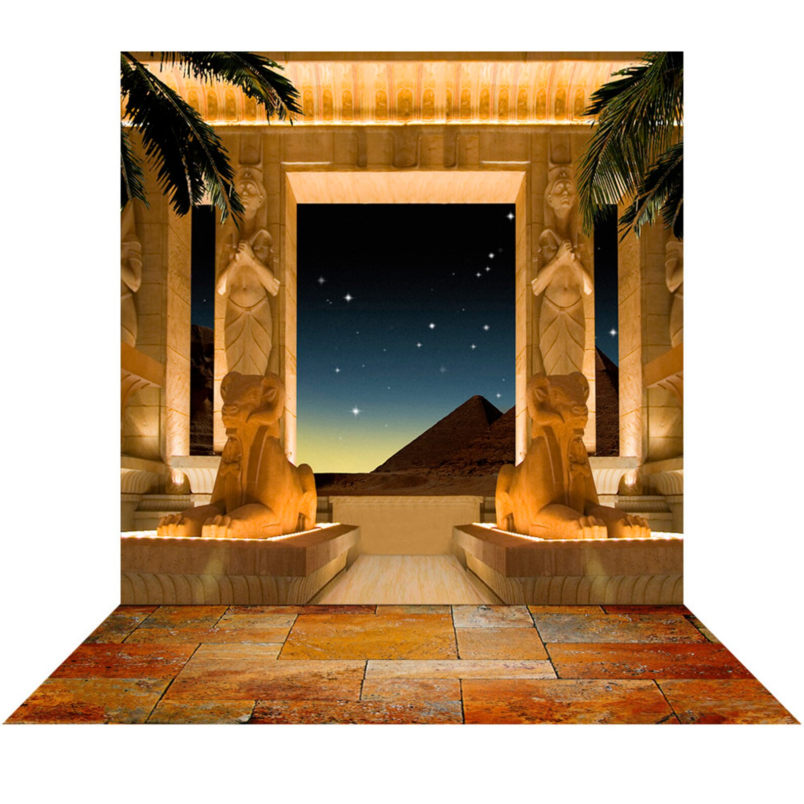 Pyramid Backdrop Design Pharaoh Pyramid Photo Backdrop, Party Decorations, Egyptian Sphinx ...