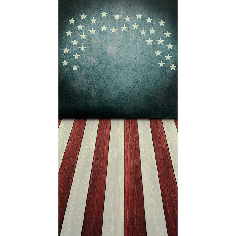 American Flag Backdrop, Old Glory, Stars and Stripes for the Fourth of July Parade and Fireworks, Party Decorations, Photo Booth, Theater image 4