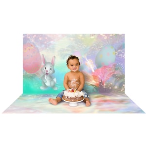 Candy Factory Photo Backdrop Baby Birthday Cake Smash Etsy