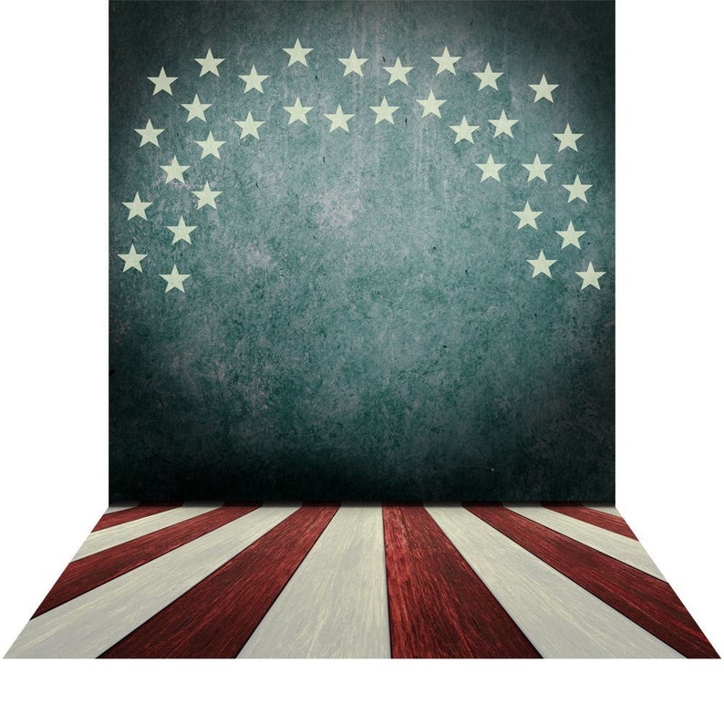 American Flag Backdrop, Old Glory, Stars and Stripes for the Fourth of July Parade and Fireworks, Party Decorations, Photo Booth, Theater image 1