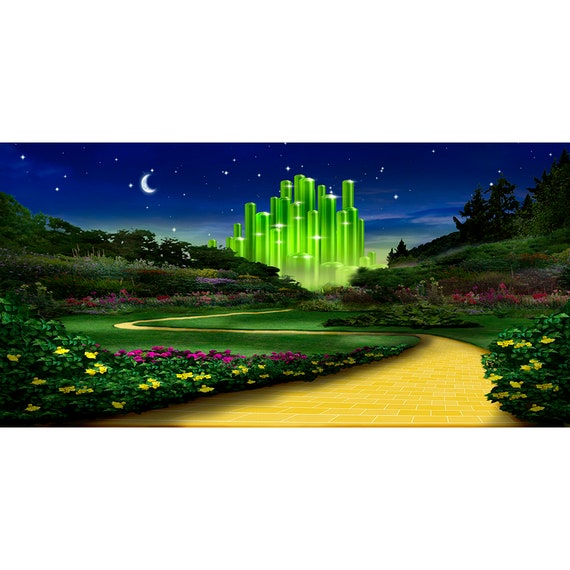 Wizard of Oz Yellow Brick Road Photo Backdrop
