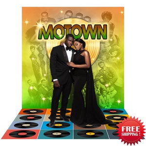 Motown Backdrop, Celebration Banner, Disco Birthday Banner and TV Backdrop Decor