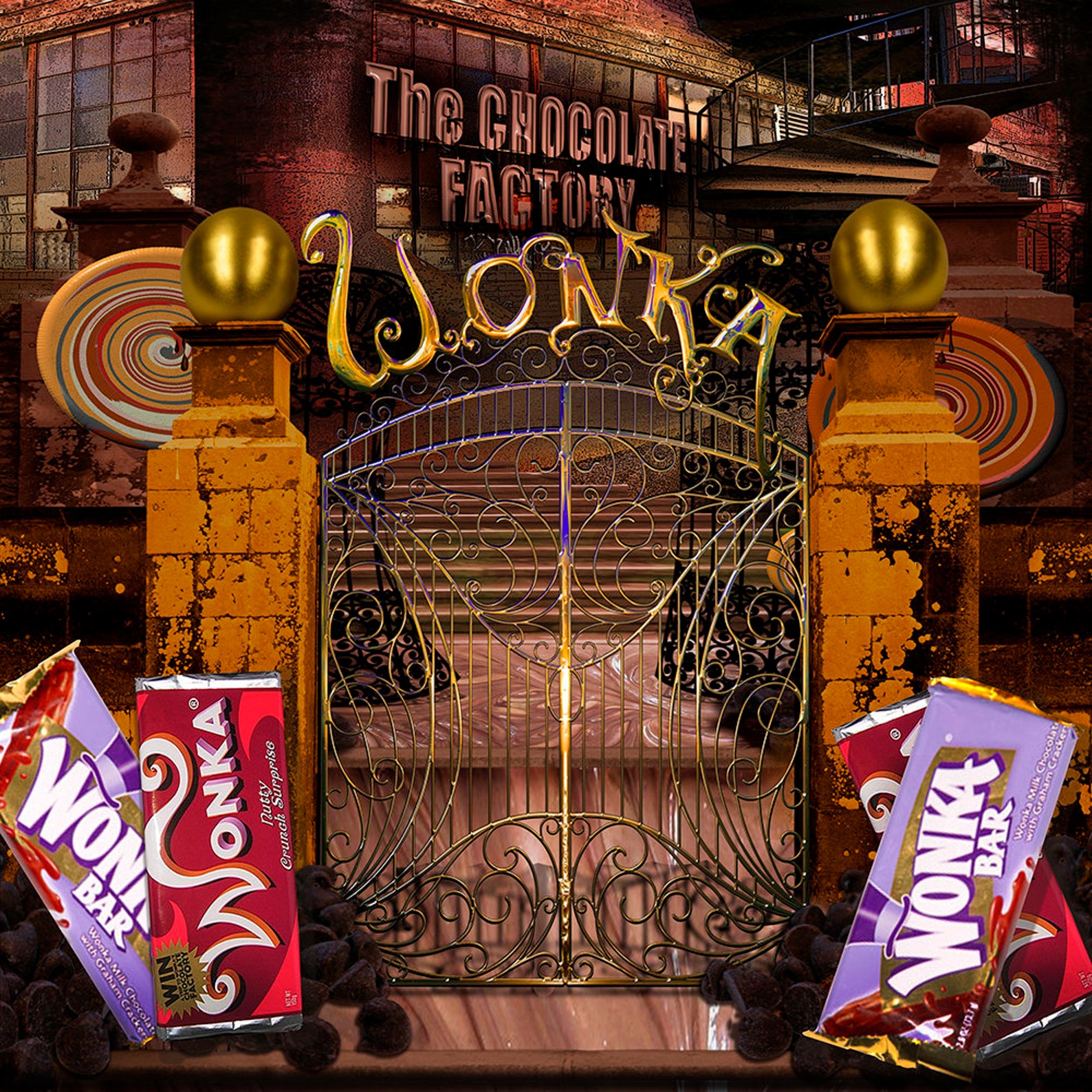 willy-wonka-chocolate-factory-chocolate-bars-birthday-party-etsy