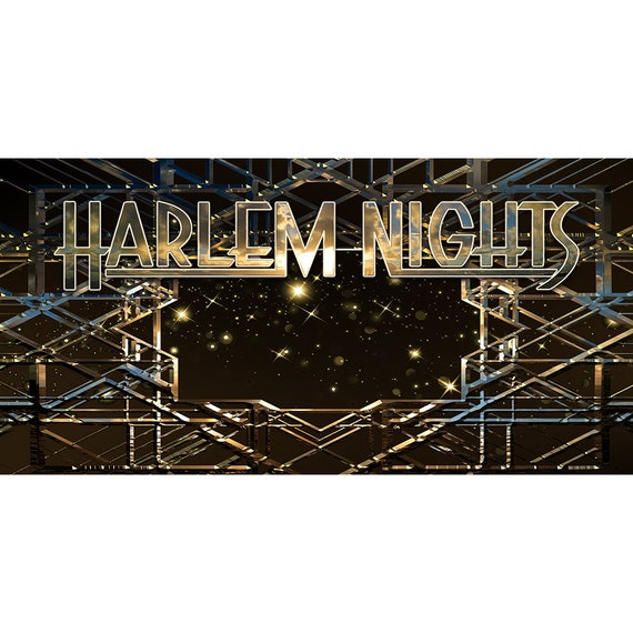 Harlem Nights Photo Booth Backdrop, Fabric Party Decor - Etsy Denmark
