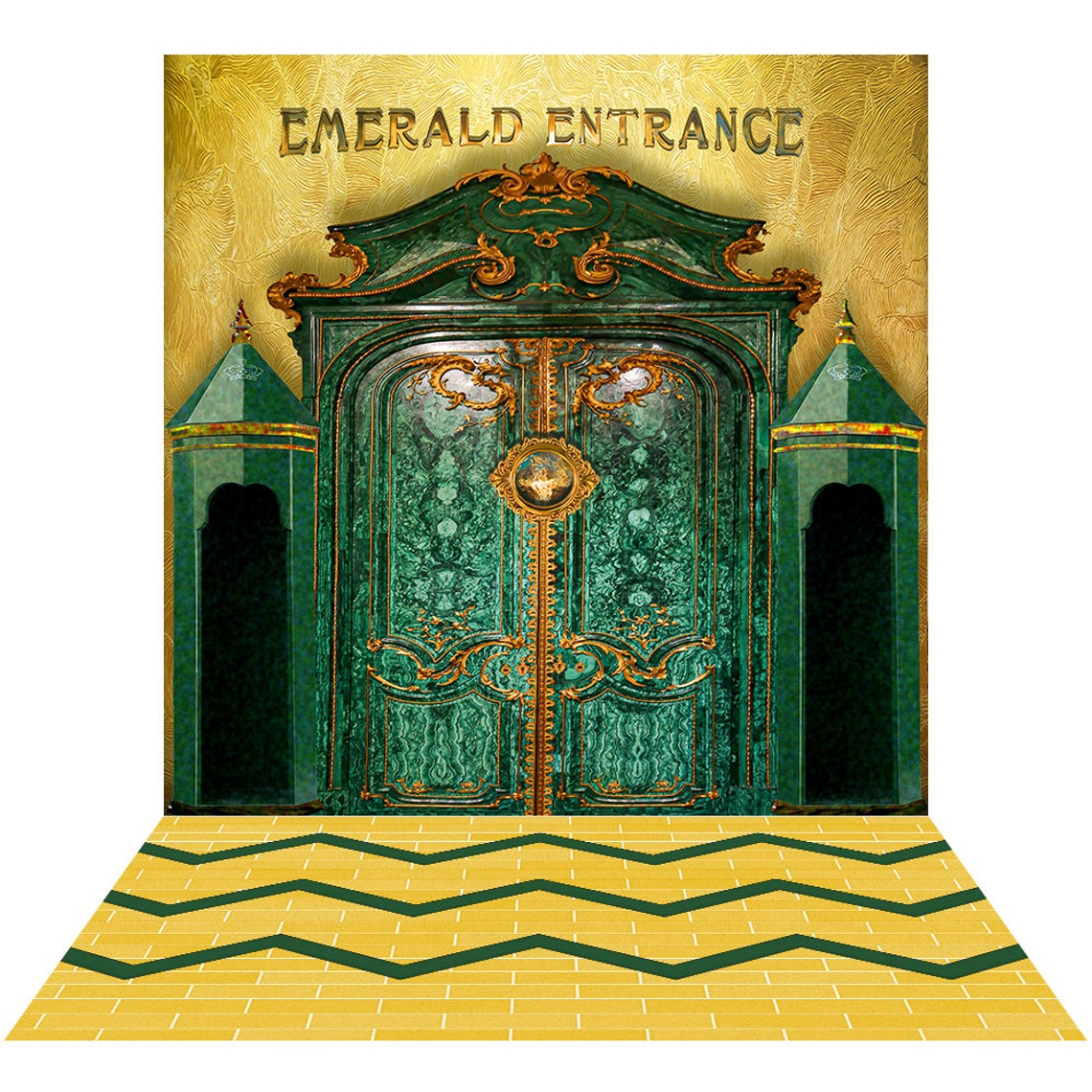 Emerald City Castle Door Oz Decor Wizard of Oz Yellow Brick Etsy