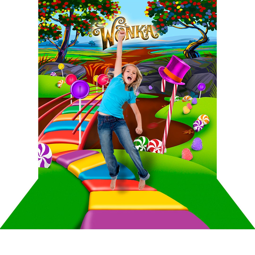 Pyramid International Willy Wonka & The Chocolate Factory 'Nobody Ever Goes In, Nobody Ever Comes Out' Deurmat - 40cm x 60cm - One Size, Berry