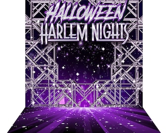 Halloween Harlem Nights Birthday Photo Booth Backdrop Prop, School Dance Decor, Party Decorations