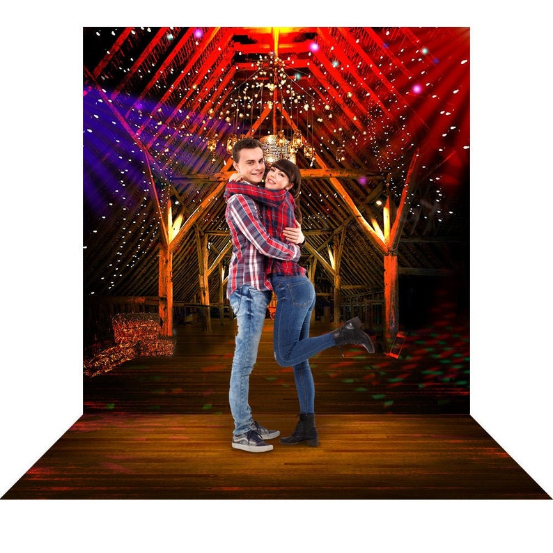 Barn Dance Backdrop Country Western Sadie Hawkins Decor Etsy