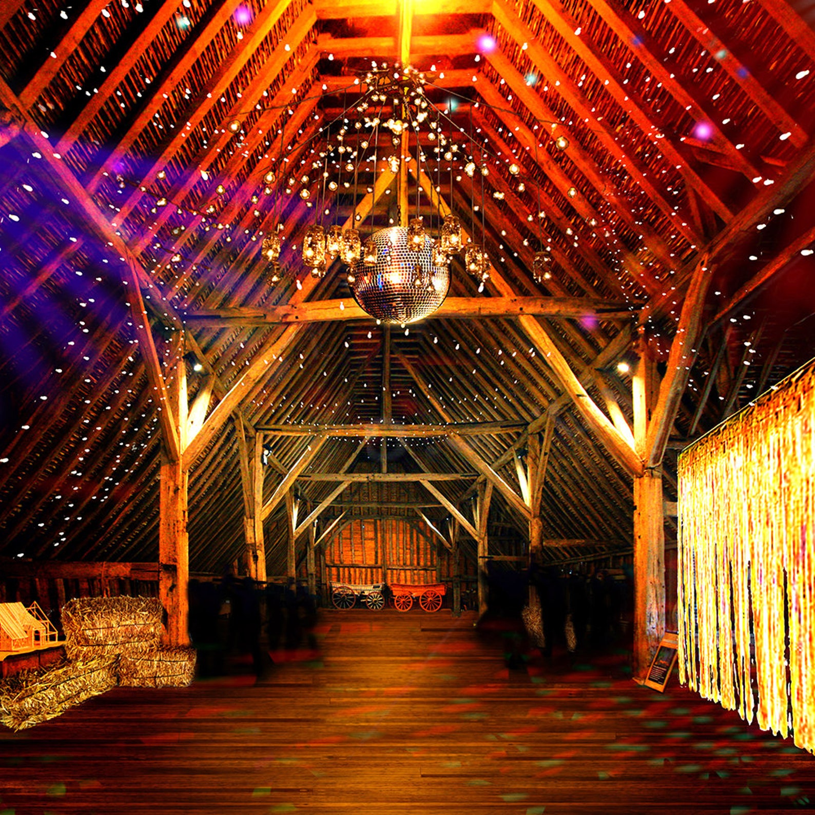 Barn Dance Backdrop Country Western Sadie Hawkins Decor Etsy