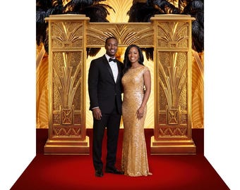Gatsby Backdrop, Roaring Twenties Party, Fabric Decor Photo Background