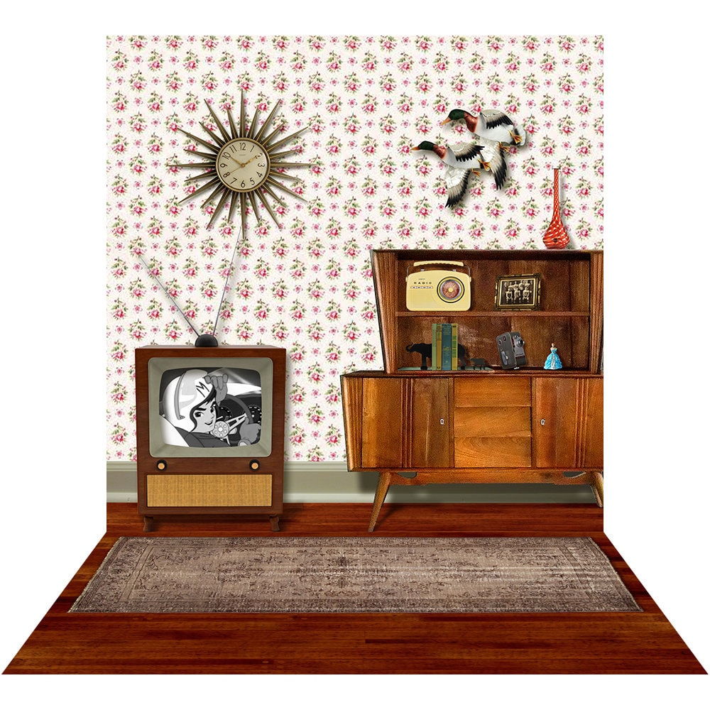 1950s Living Room Drawing