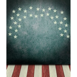 American Flag Backdrop, Old Glory, Stars and Stripes for the Fourth of July Parade and Fireworks, Party Decorations, Photo Booth, Theater 6ft W x 8ft H
