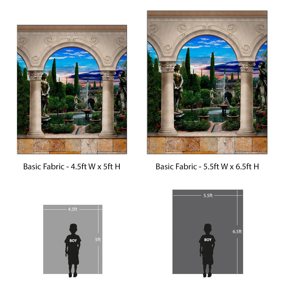 Kate 7x5ft Roman Column Photo Backdrop - Stone Arch Vine Wall Background For Studio Photography 669999