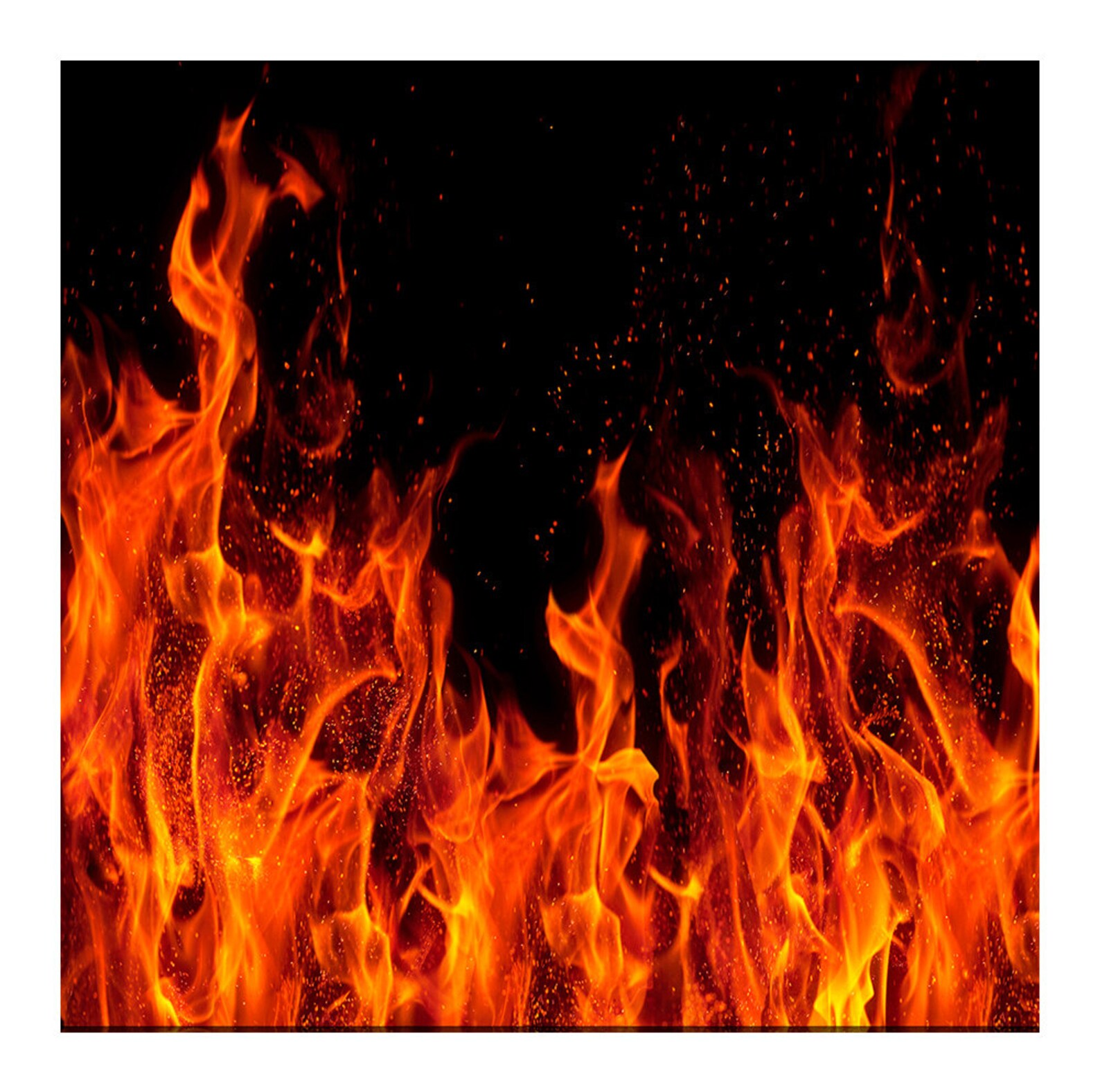 Flame Red Hot Fire Backdrop Heat Burning Hot Fire and Ice Etsy