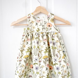 Wildflower Babydoll Dress – Handmade Cotton Jersey Baby, Toddler, Kids