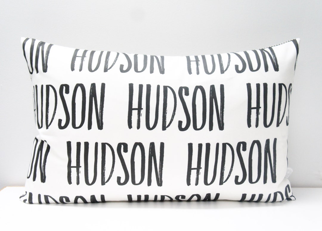 Pillow Cover Personalized Name Throw Pillow Cover Made to Etsy