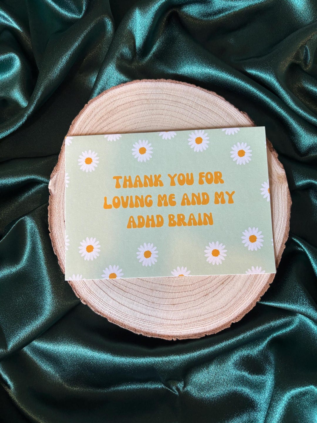 ADHD Thank You Card: Neurodivergent Mental Health Appreciation - Etsy