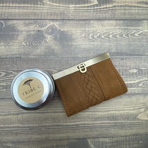 Mini Bifold wallet in Kangaroo leather