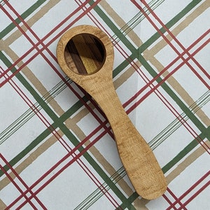 Handcrafted 1 oz Wooden Measuring Scoop / Coffee Scoop/ Measuring Cup