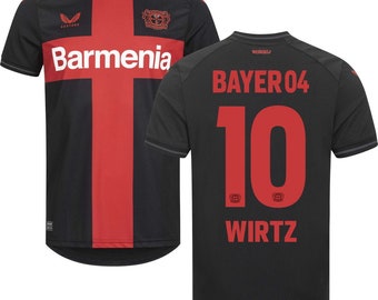 Personalize your name and number, Retro Bayer 04 Leverkusen Home Jersey 2023/24, Gift for fan