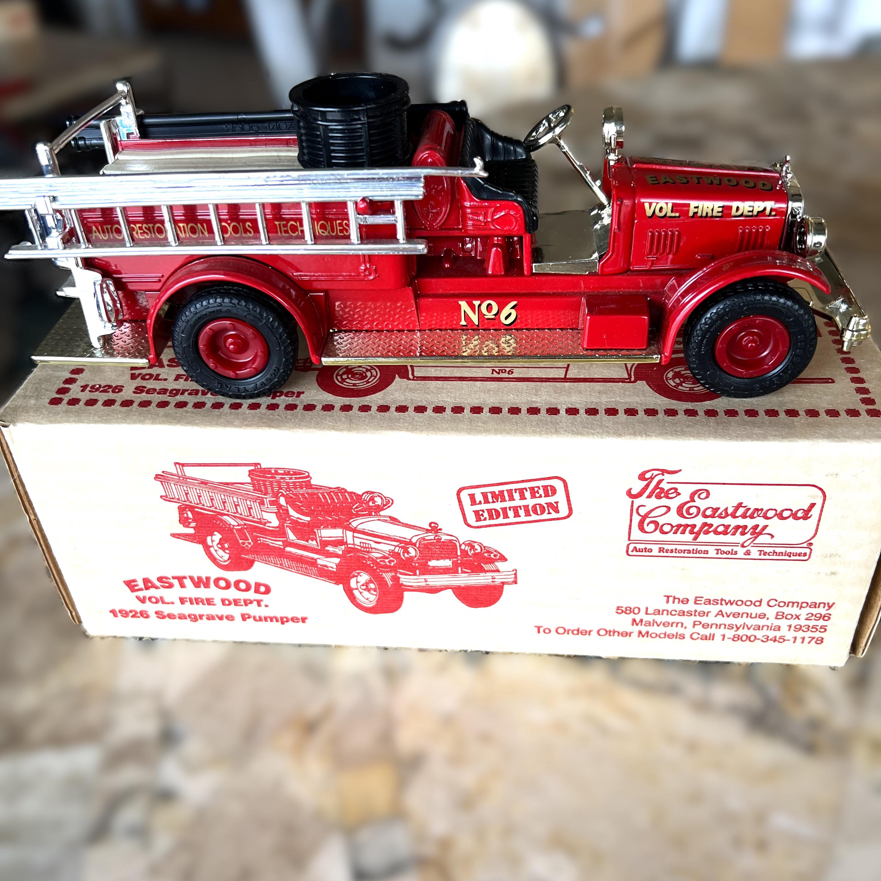 Limited Edition No. 6 Eastwood Vol. Fire Dept. 1926 Seagrave