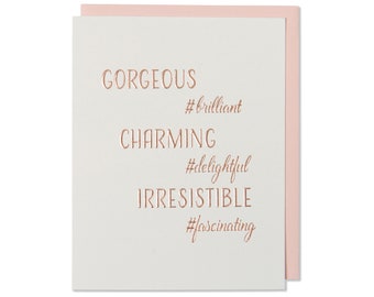 Friend Card For Birthday, Girlfriend Card, Best Friendship Quote Cards For Women Friends, Charming Card, Sister Card For Her Birthday