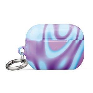 Purple Blue Abstract Aura AirPods® Case