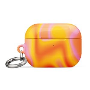 Orange Pink Yellow Abstract Aura AirPods® Case