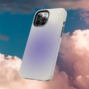 Purple Aura Aesthetic iPhone Case
