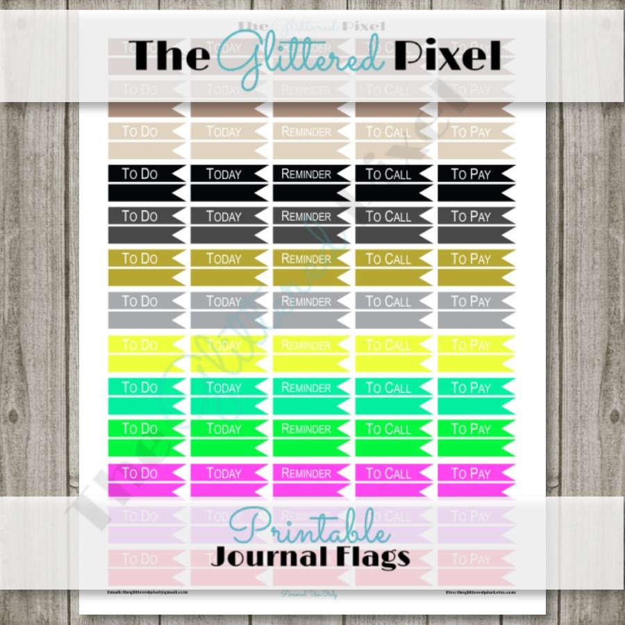 Printable Planner Stickers - Erin Condren Planner Stickers - Journal ...