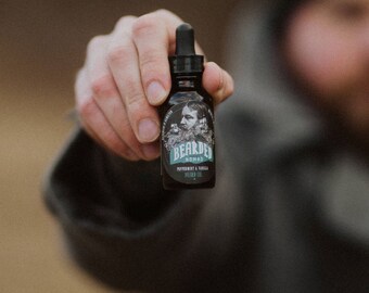 Bearded Nomad's Peppermint and Vanilla Beard Oil