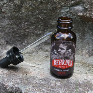 Bearded Nomad's Cinnamon and Bergamot beard and moustache oil image 4