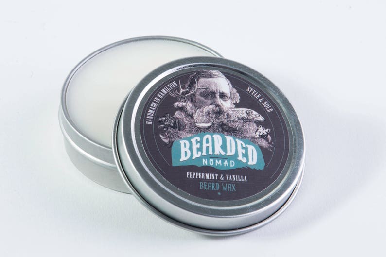 Peppermint and Vanilla Beard Wax image 2