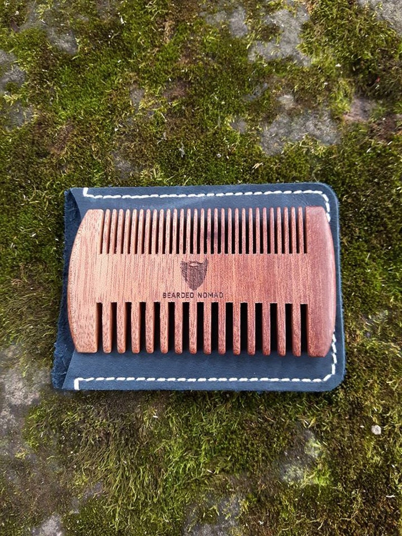Double Sided Beard Comb w/ Sheath image 5