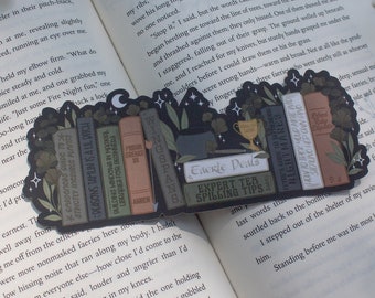 Funny Night Court Bookshelf Bookmark  | Bookish Aesthetic | A Court of Thorns and Roses | 2.5"x6.25" Die Cut | SJM