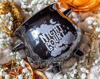 ACOTAR | Tasse à soupe chaudron Night Court de 22 oz pour les lecteurs fantastiques et romantiques, cadeau livresque pour les fans de SJM