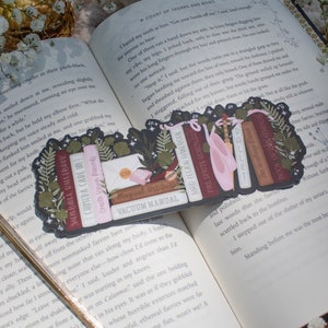 Bryce's Bookshelf Bookmark  | Bookish Aesthetic | Crescent City | 2.5"x6.25" Die Cut | SJM