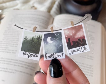 Maasiverse Wanderlust Waterproof Kindle Sticker | ACOTAR / Crescent City / Throne of Glass Bookish Merch