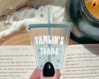 Tamlin's Tears Tumbler ACOTAR Waterproof Sticker | Night Court Sticker | ACOMAF Sticker | Bookish Laptop Sticker | Bookish Gift | 2"x3"