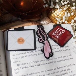 Crescent City Magnetic Bookmarks | Set of 3 | Bryce Quinlan Fantasy Bookish Gifts | SJM Reader Merch | Lunathion