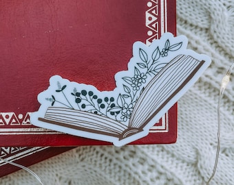 Pegatina impermeable para Kindle con diseño de flores / Pegatina para lectores electrónicos / 7,6 cm