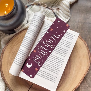 Starborn Bookmark  | Crescent City Bookish Aesthetic | Book Worm Gifts | Reader Present | 2"x8" Rounded Corners | SJM Bookmark