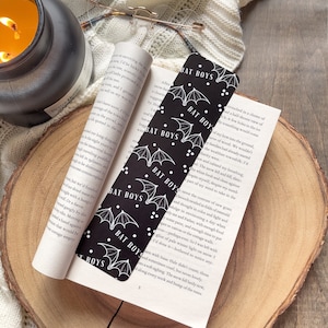 Bat Boys Bookmark | Velaris Bookish Aesthetic | Book Worm Gifts | Reader Present | 2"x8" Rounded Corners | ACOTAR Bookmark
