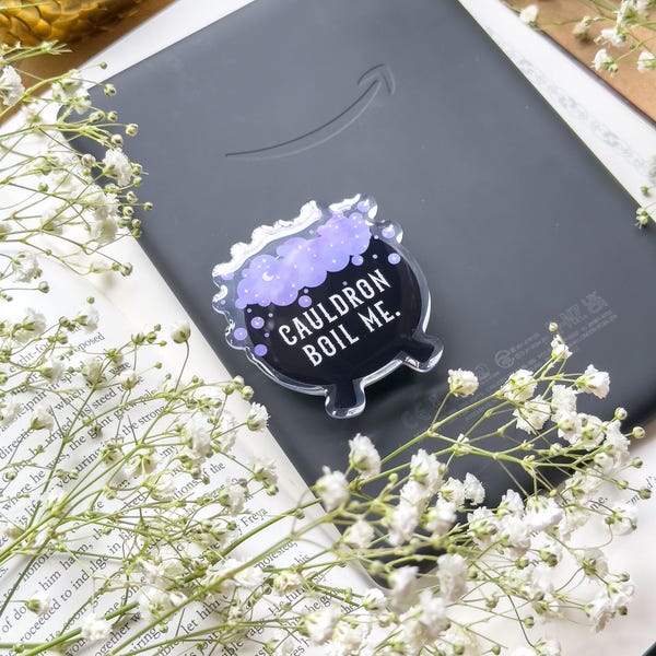 ACOTAR Cauldron Boil Me Kindle / Phone Grip | Fantasy Bookish Tech Accessories | Book Lover Gift | SJM Booktok Reader Merch