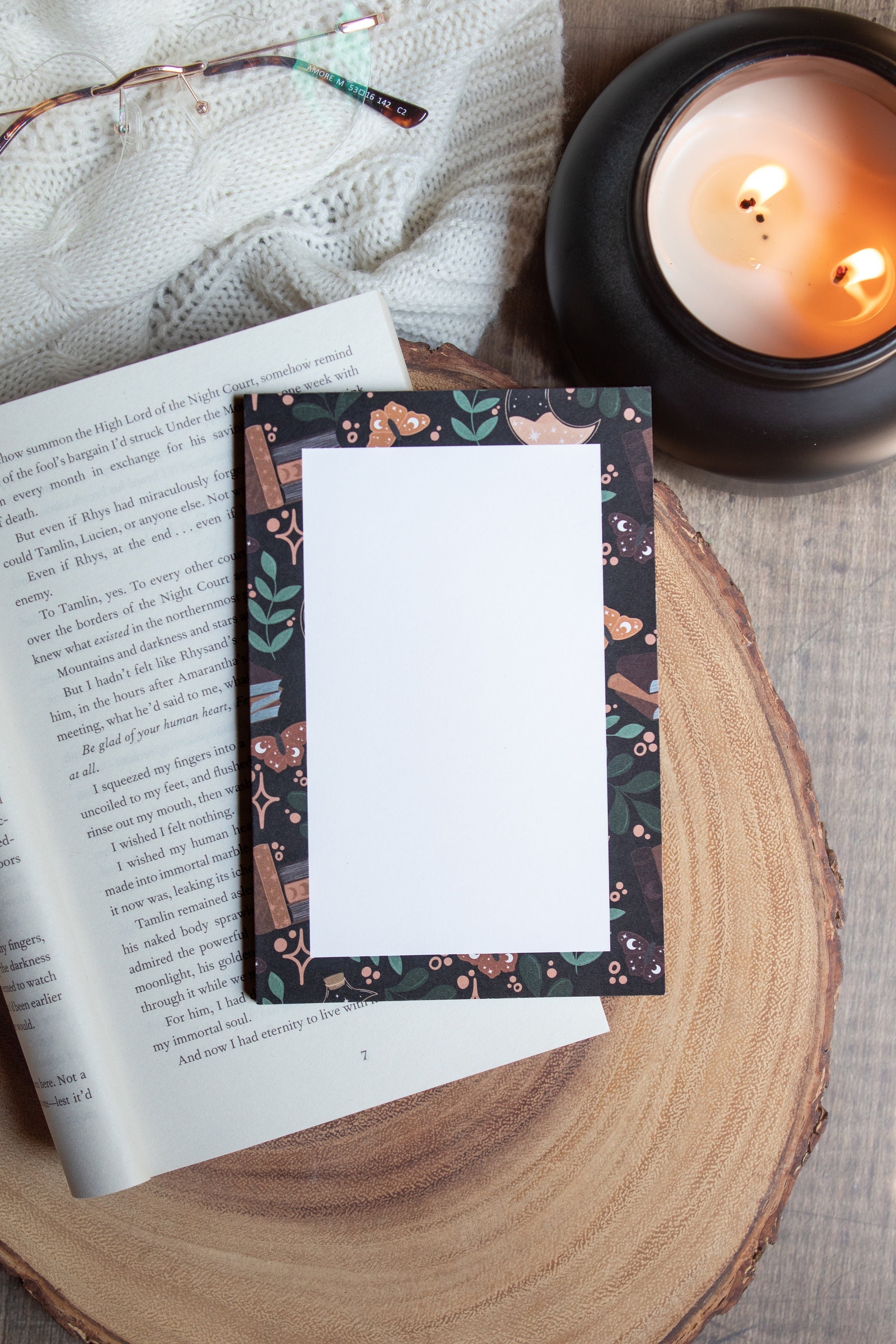 Burgundy Books Notepad | 4x6 | Magical Bookish | Bullet Journal Pages ...