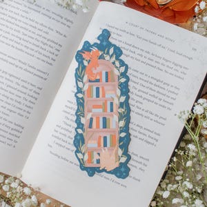 Arched Bookshelf Dragon Bookmark: Bookish Merch For Fantasy Readers