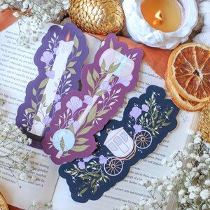 Midnight Carriage Ride Bookmark: Regency Romance Reader Gift (6"x2.5") image 4