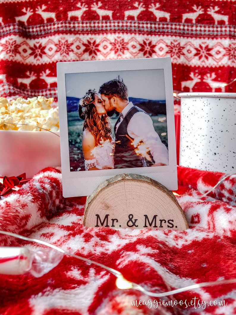 Gifts for Him |Instax SQ Display Gift for Her Couple Gift under 10 Instax Mini Initial Picture holder Custom Instax Mini Photo Stand