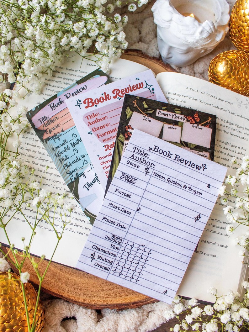 Fantasy Reader Book Review Post-it® Notepad For Romantasy Readers Bild 6
